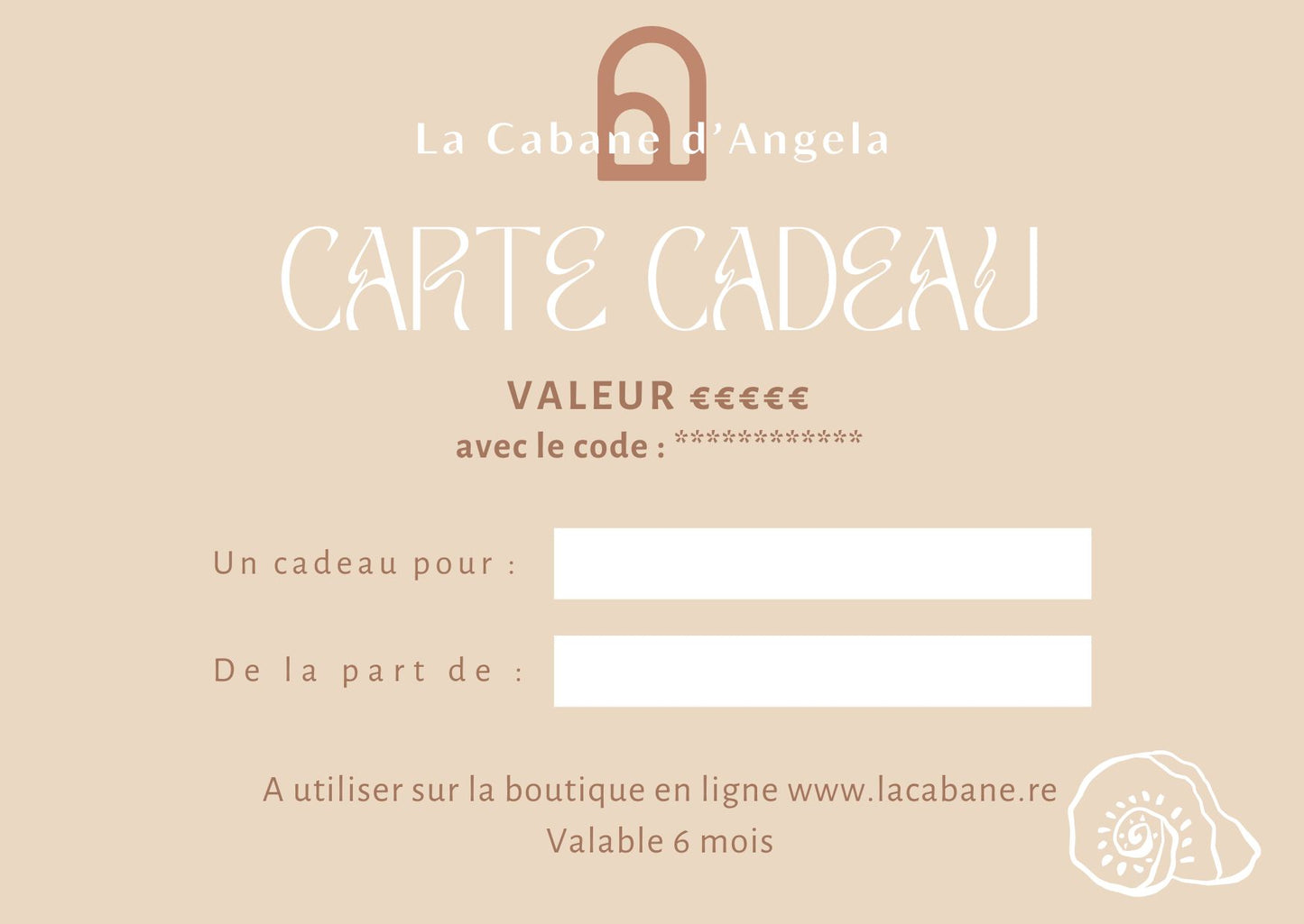 Carte cadeau