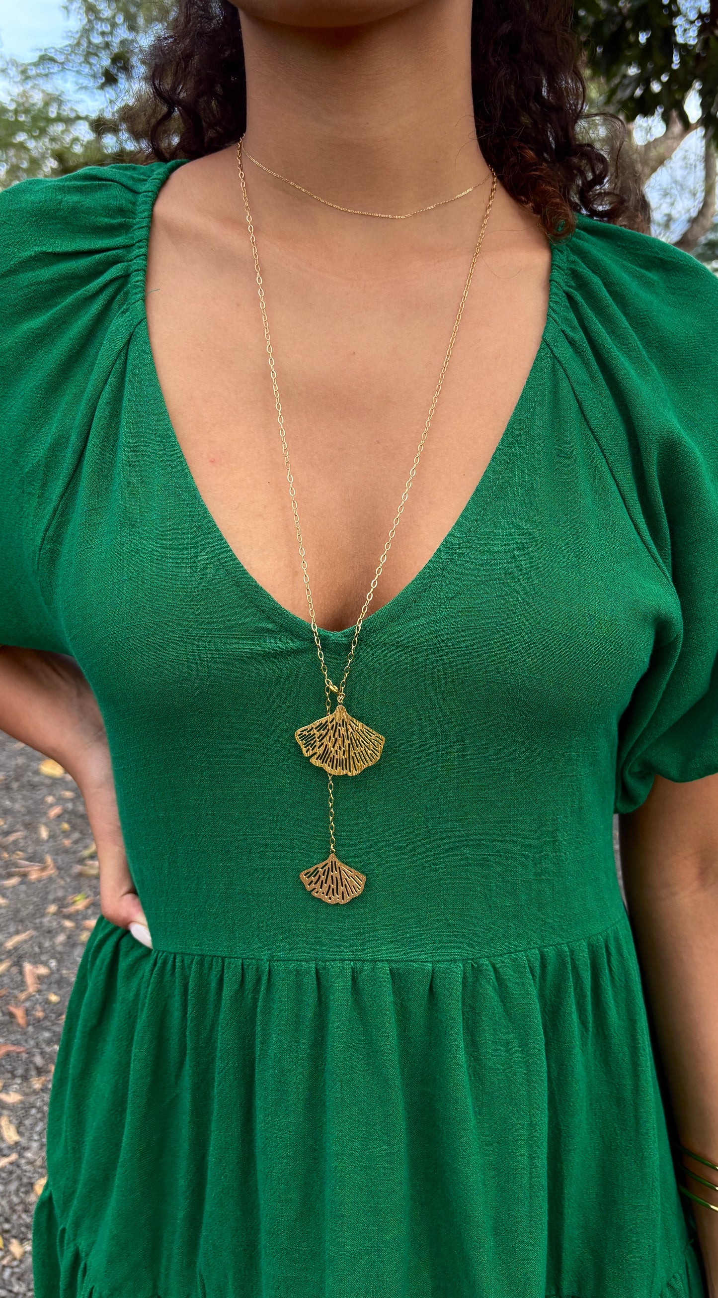 Collier Ginkgo