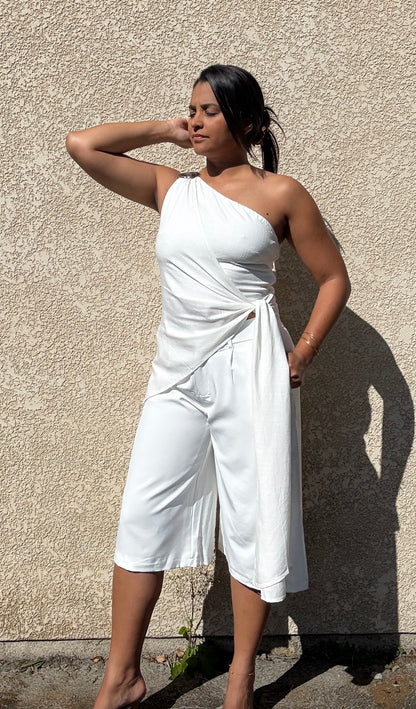 Top Athéna blanc